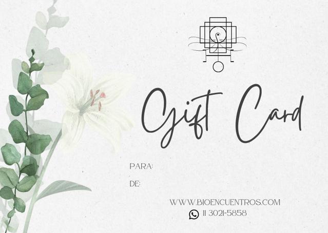 Gift Card BioEncuentros